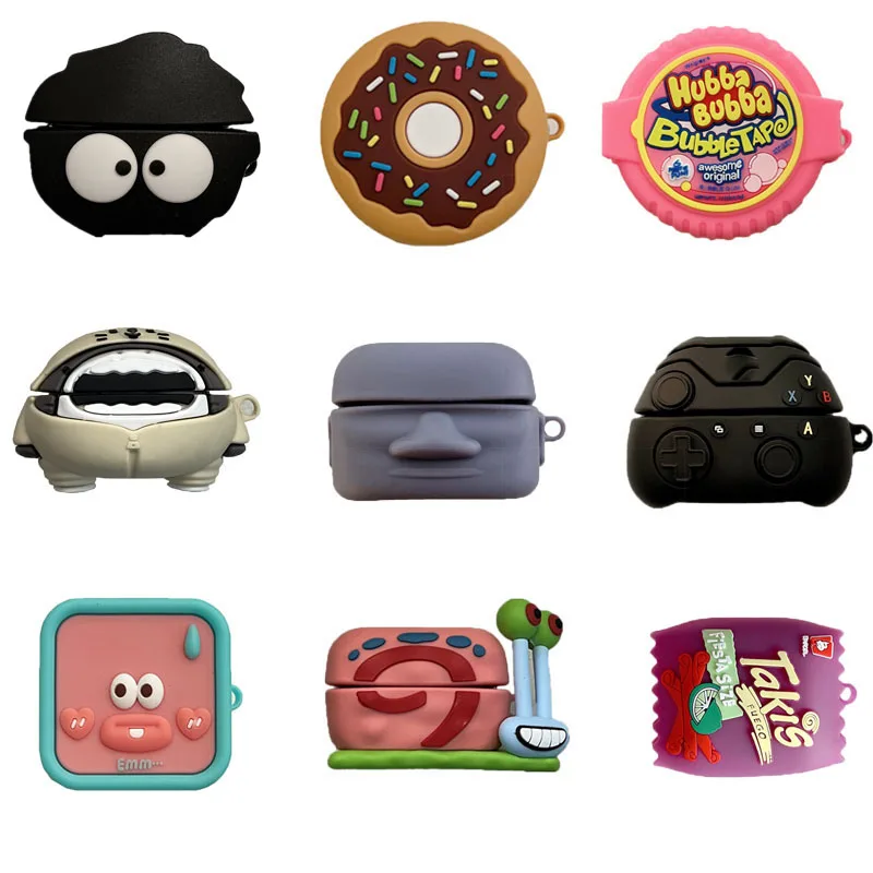 Custodia Per Auricolari Bluetooth 3D Per Samsung Galaxy Buds 2 Pro Cute Cartoon Biscuit Bubble Cover In Silicone Per Samsung Buds Live Pro