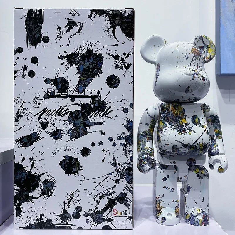 14colors Creative eyeball 400% resin violence bear office bedroom living room high-end decoration bear brick