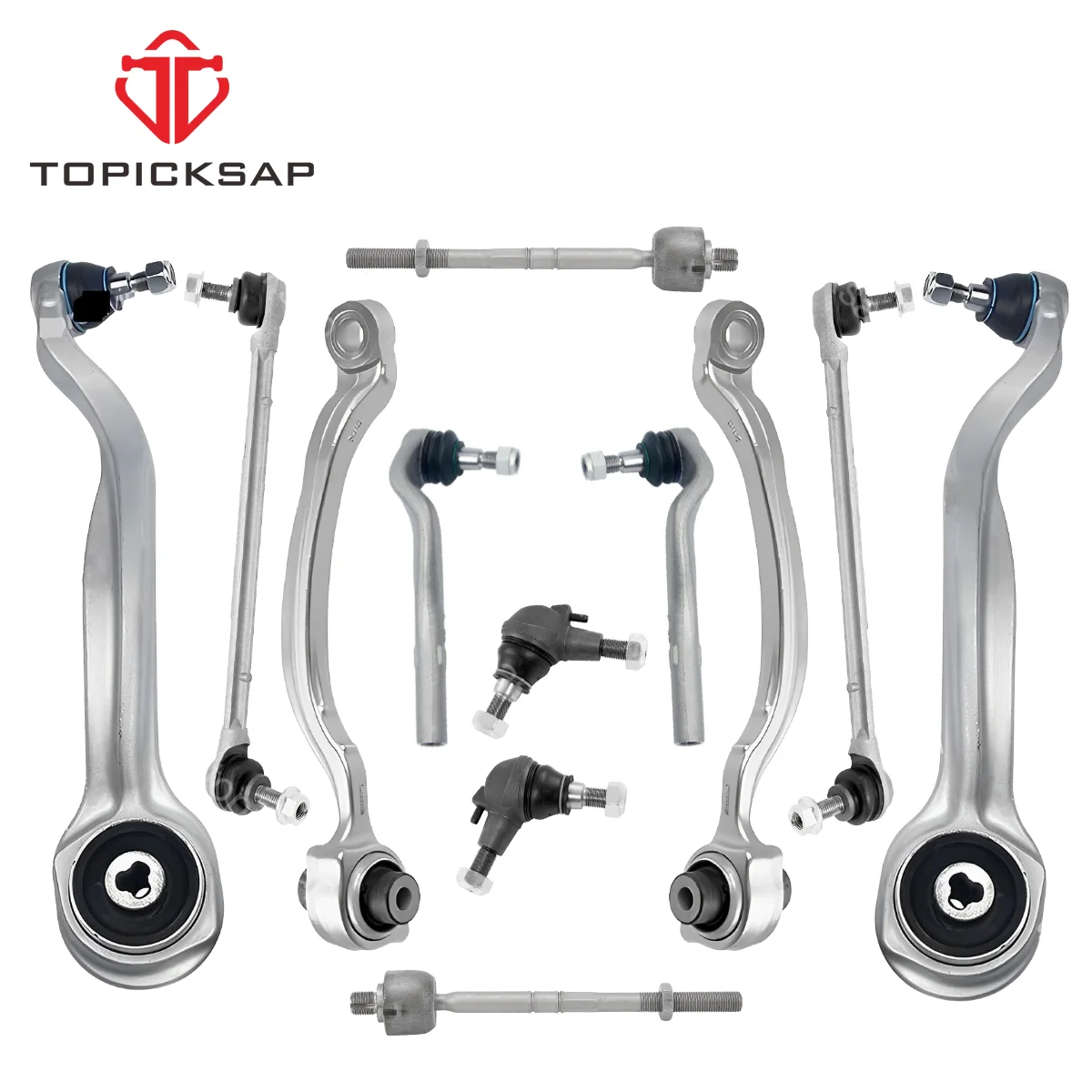 

TOPICKSAP Front Lower Control Arm Ball Joint Stabilizer Link Tie Rod Kits for Mercedes Benz W212 S212 E300 E250 E350 2009 - 2016