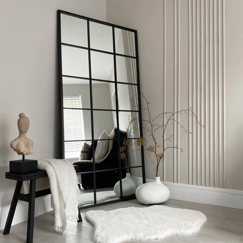 

Designer Frame Wall Mirrors Floor Elegant Minimalist Make Up Full Length Wall Mirror Glass House Espejo Cuerpo Entero Decoration