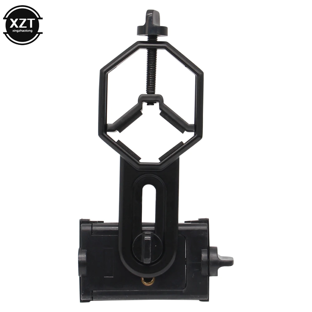 Universal Cell Phone Adapter Clip Mount Binocular Monocular Spotting Scope Telescope Phone Holder Support Eyepiece — view 2