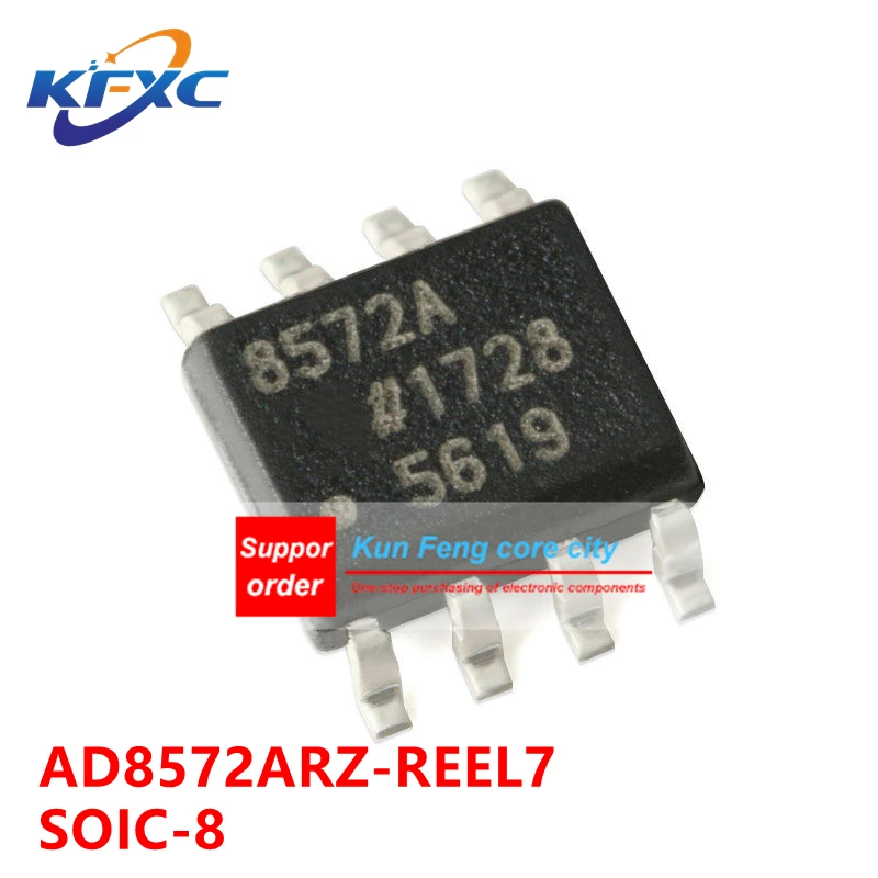 

AD8572ARZ SOIC8 Original and authentic AD8572ARZ-REEL7 Zero drift single power rail to rail operational amplifier