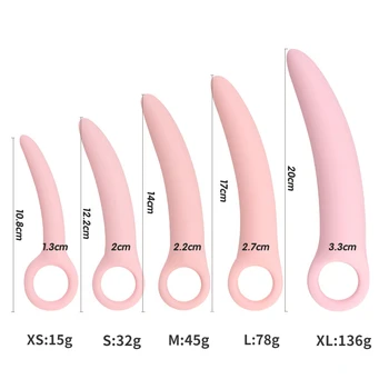 Silicone Anal Plug Dilator Butt Plug G-spot Prostate Massage Masturbator Adult Products Anus Sex Toys for Female Male Couples 5