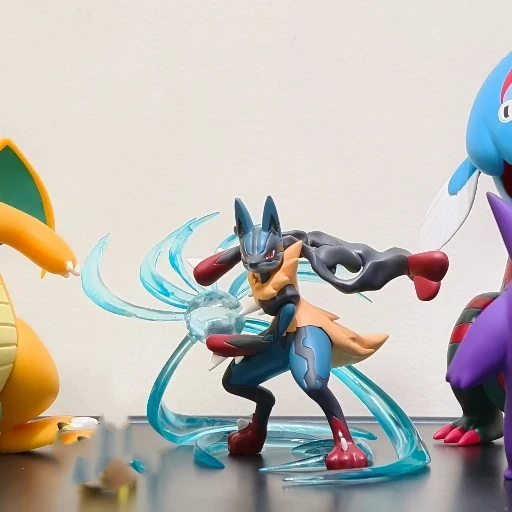 TAKARA TOMY-Figurines Pokémon Riolu Mega Lucario, Modèles Jouets pour Enfants, 4.5cm-6cm, Modèle Exquis, Collections Parfaites, Cadeaux  26