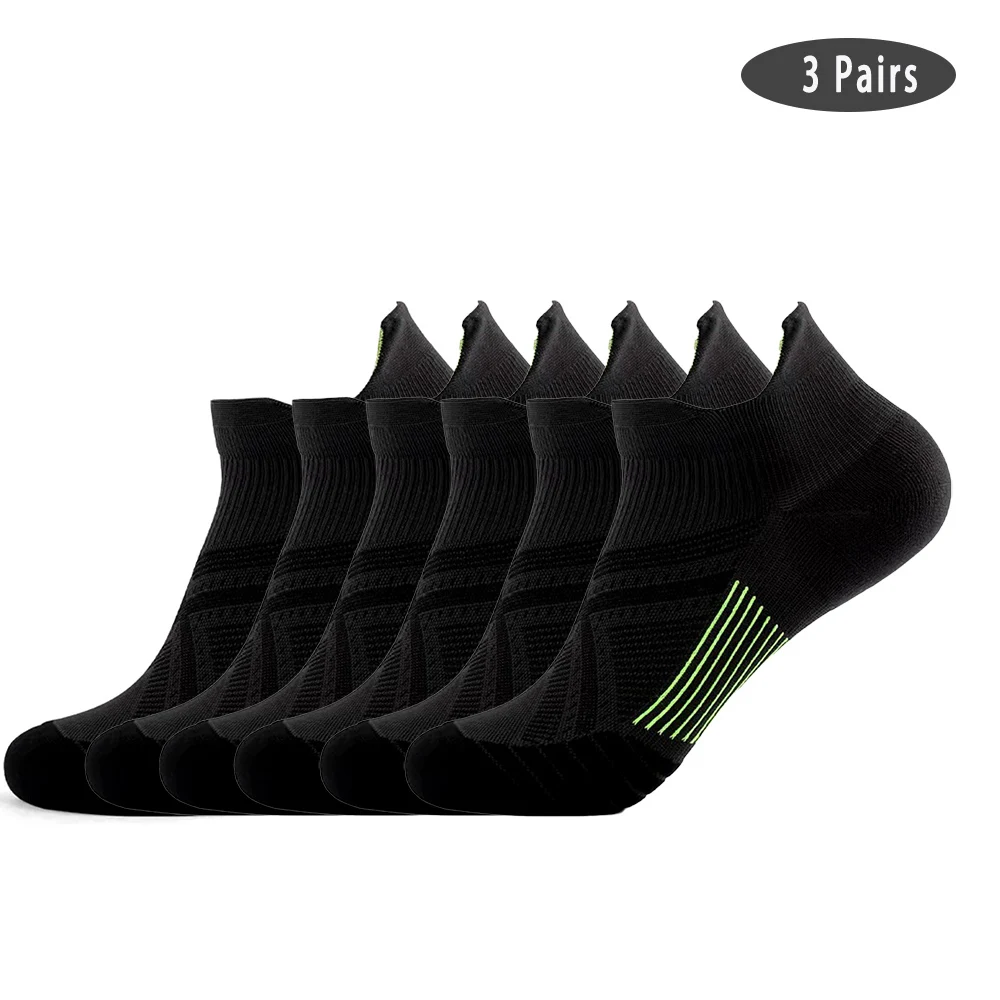 

Ankle Compression Sock for Men and Women 3 Pairs, Compression Running Sock with Ankle Support