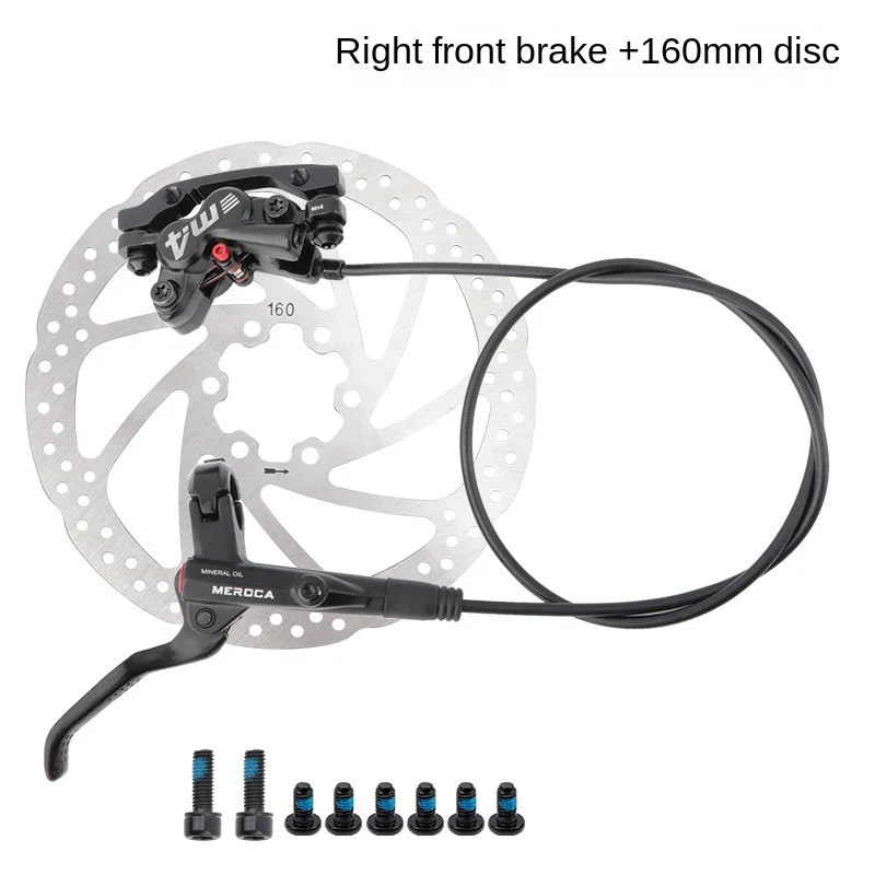 マウンテンバイク用油圧ディスクブレーキ,MEROCA-M4,4ピストン,mt420