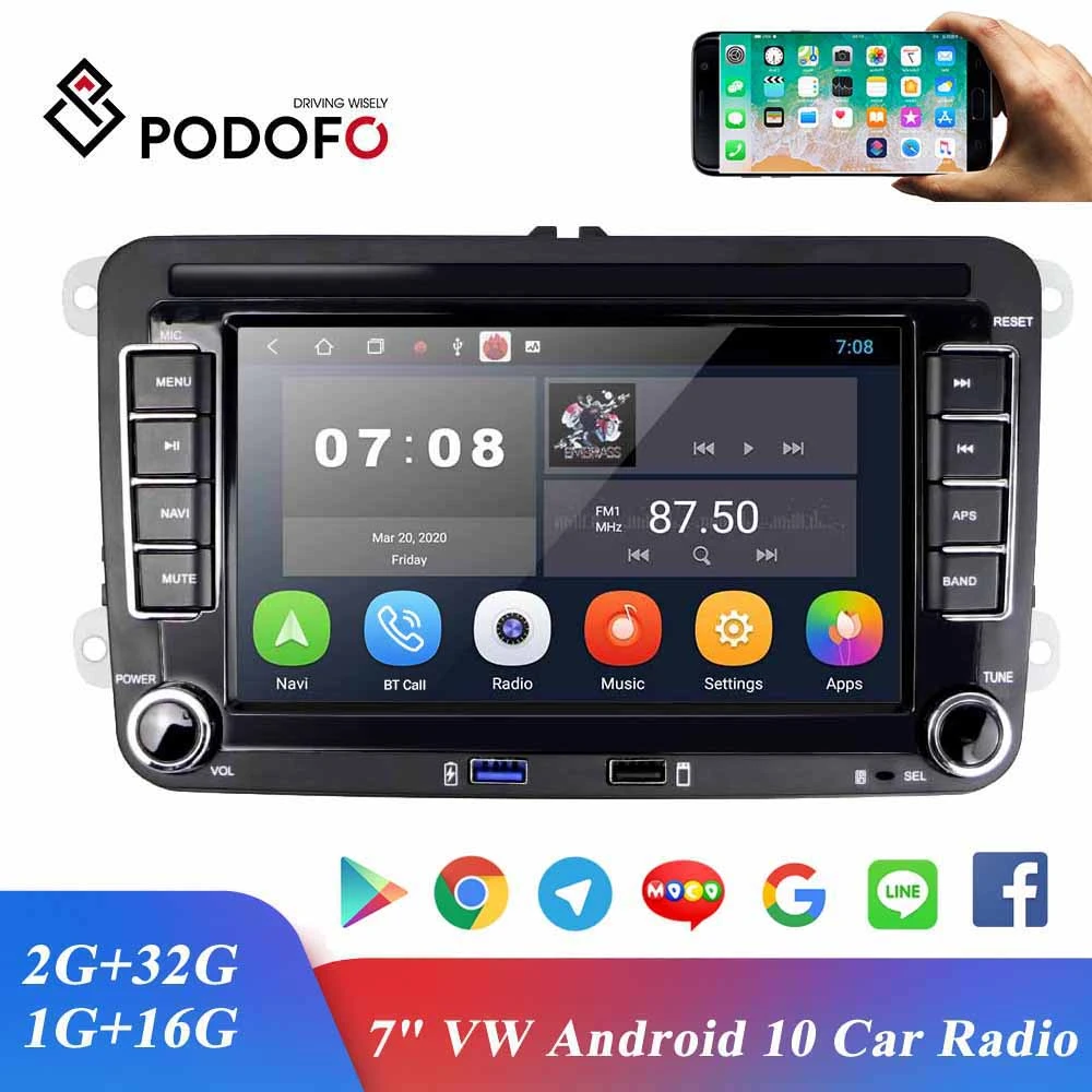 volkswagen 2 din radio