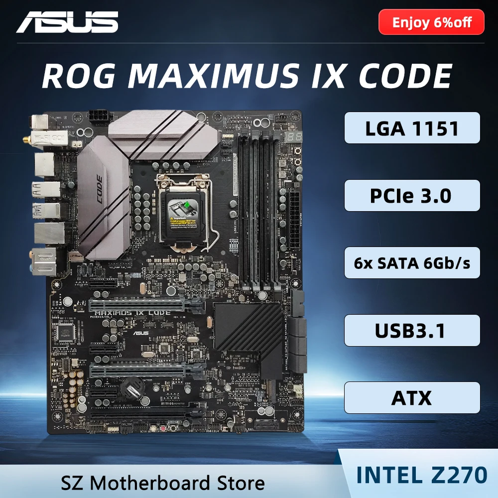 Code Asus Maximus Ix Formula Z270 Asus Rog Maximus Ix Code New