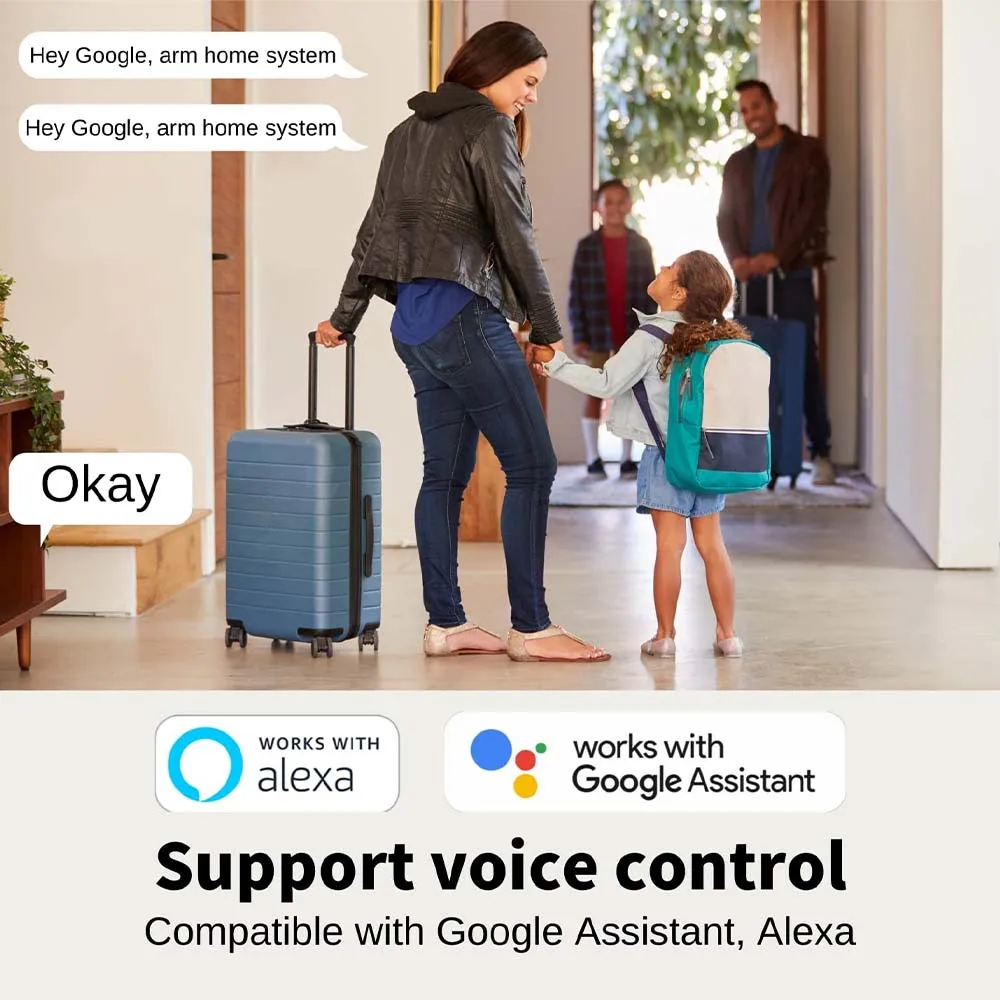Tuya WiFi   ̷ Ȩ ǽ  溸 ý Alexa Google App   5G 1080P PTZ ī޶