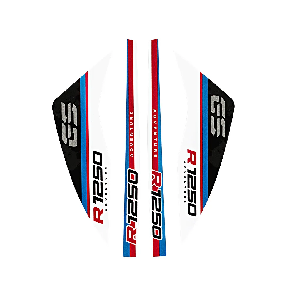 Enhanced Motorcycle Hand Guard Stickers