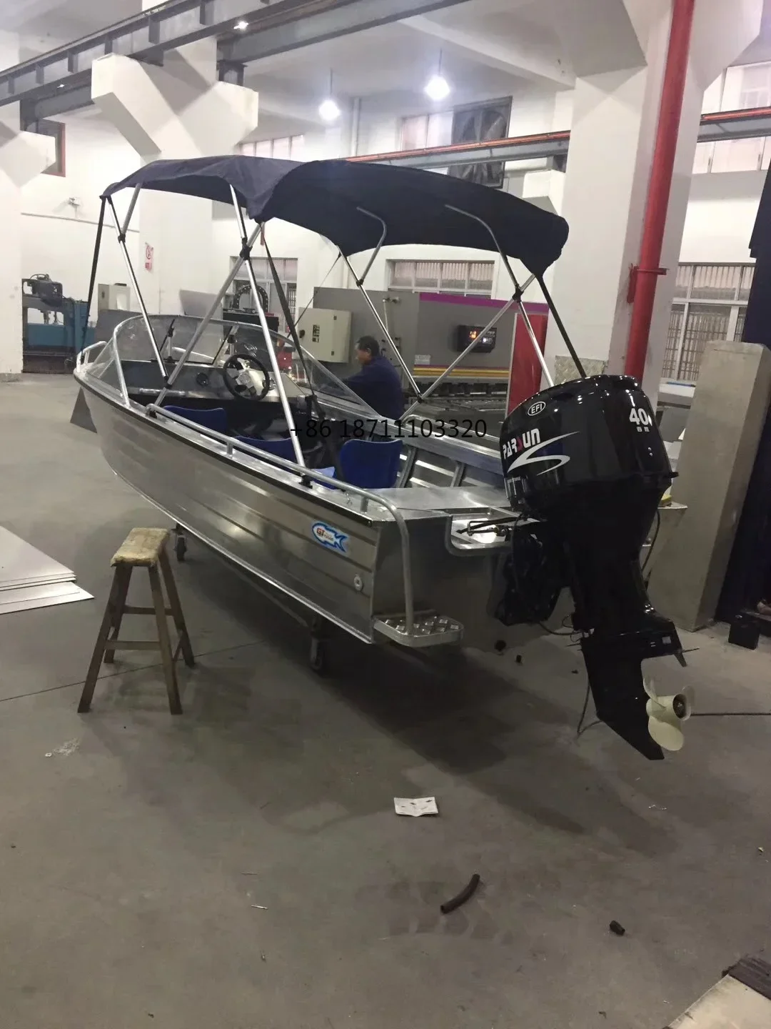 13ft Small Aluminum Jet Ski Yacht Fishing Boat For Sale