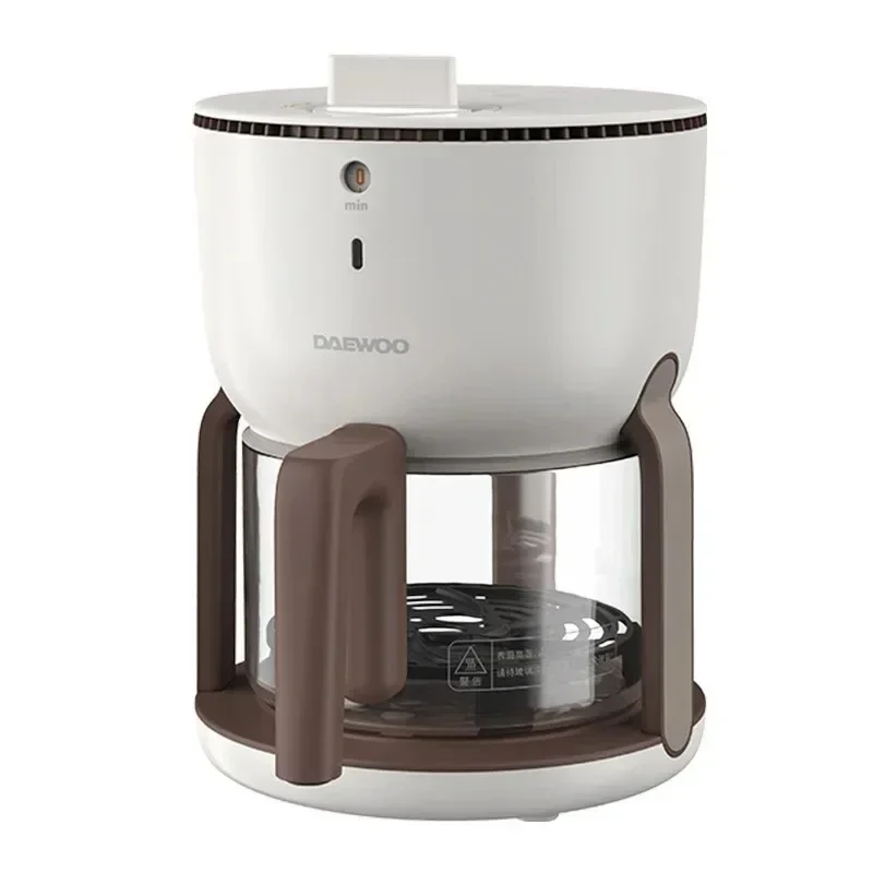 DAEWOO Air Fryer 2L Oil Free Low Fat Kitchen Airfryer Health Cooking Non-stick Glass Potato Chip Machine Electric Airfryers 220V 6