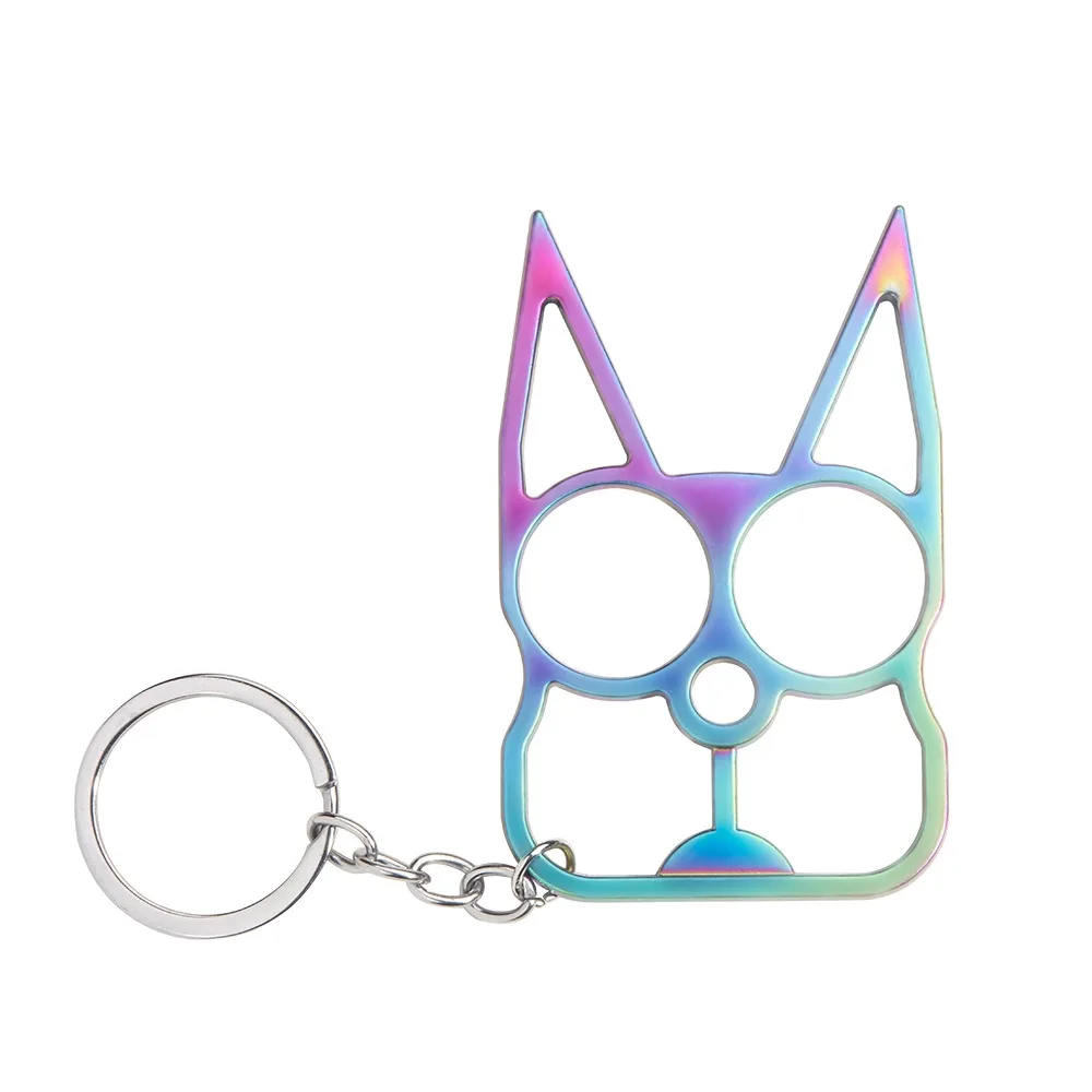 SOMEHOUR Trendy Cat Tool Keychain Opener Multi-function Ornaments Women Bag Keyring Jewelry Accessories Gifts 12 Pcs Wholesale