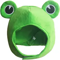 Cute Plush Frog Hat Cap for Halloween Costume Cosplay Party Men Women Girls Y2k 1