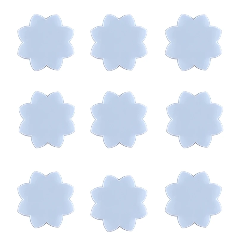 

9 шт. силиконовая Прозрачная клеевая форма «сделай сам» Lotus Coaster