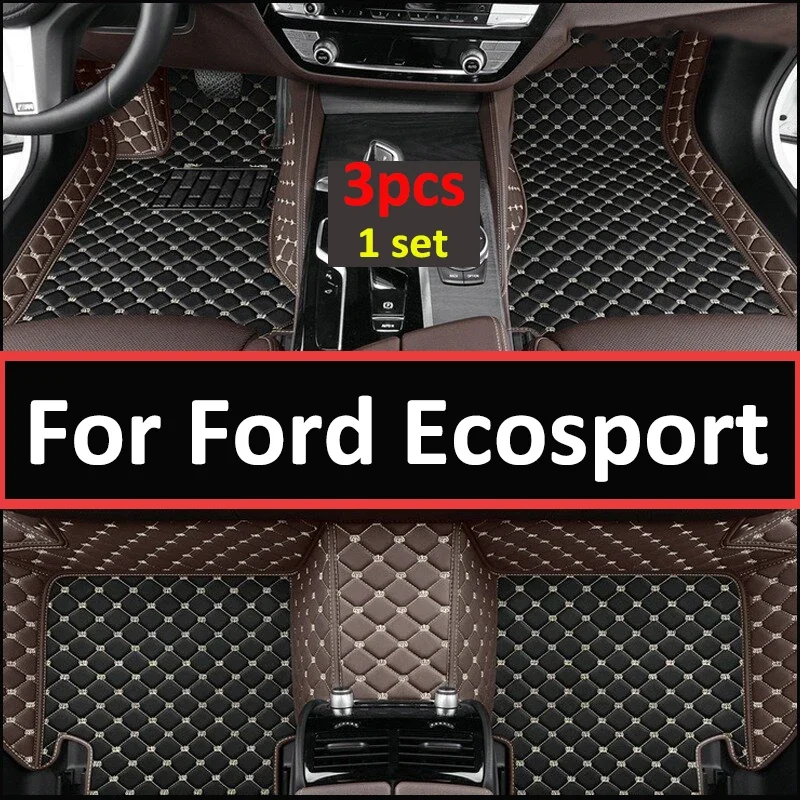 

Car Floor Mats For Ford Ecosport 2018 2019 Custom Auto Foot Pads Automobile Carpet Cover Interior Accessories
