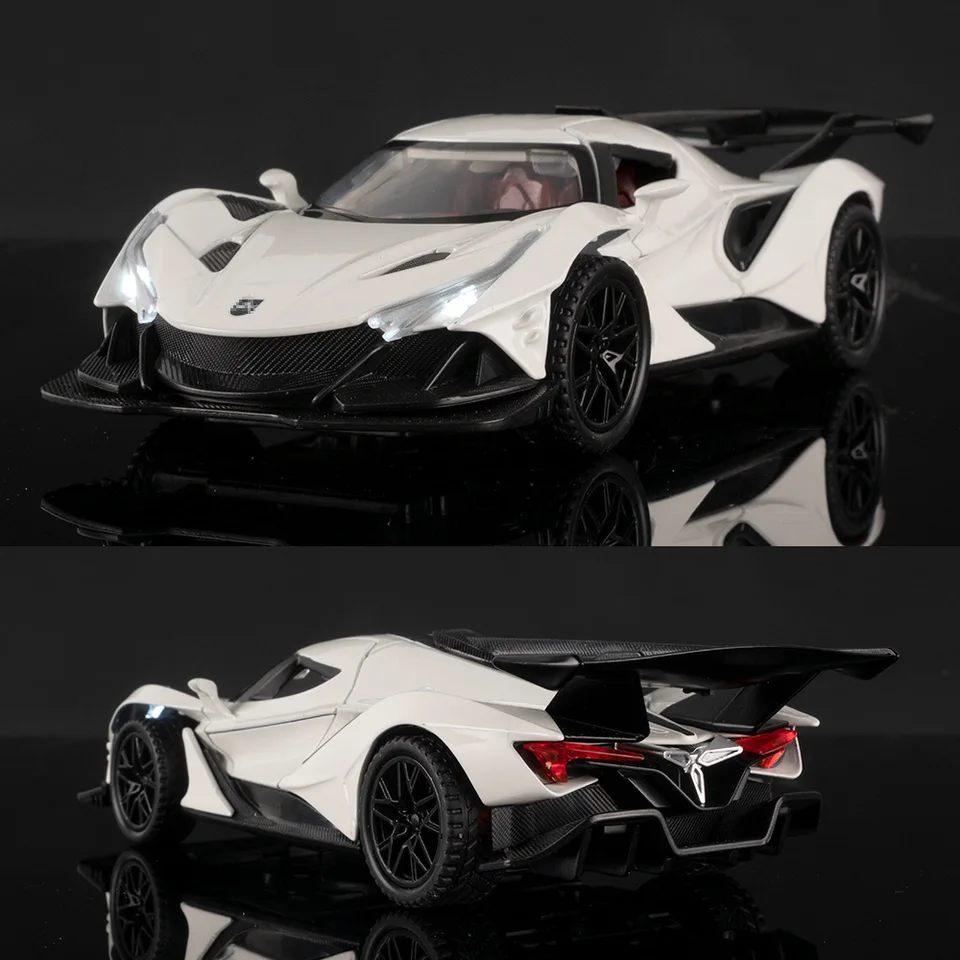 1:32 Scale Apollo IE EVO Toy Model Car Diecast Metal Doors Opened