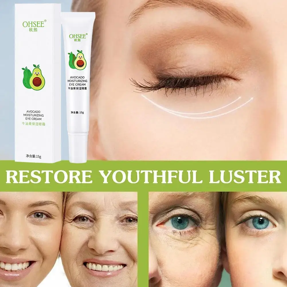 

Avocado Moisturizing Eye Cream Anti-Wrinkle Fading Serum Care Eye Fat Fine Lines Remove Grain Skin Circles Bags Eye Eye Dar A2F8