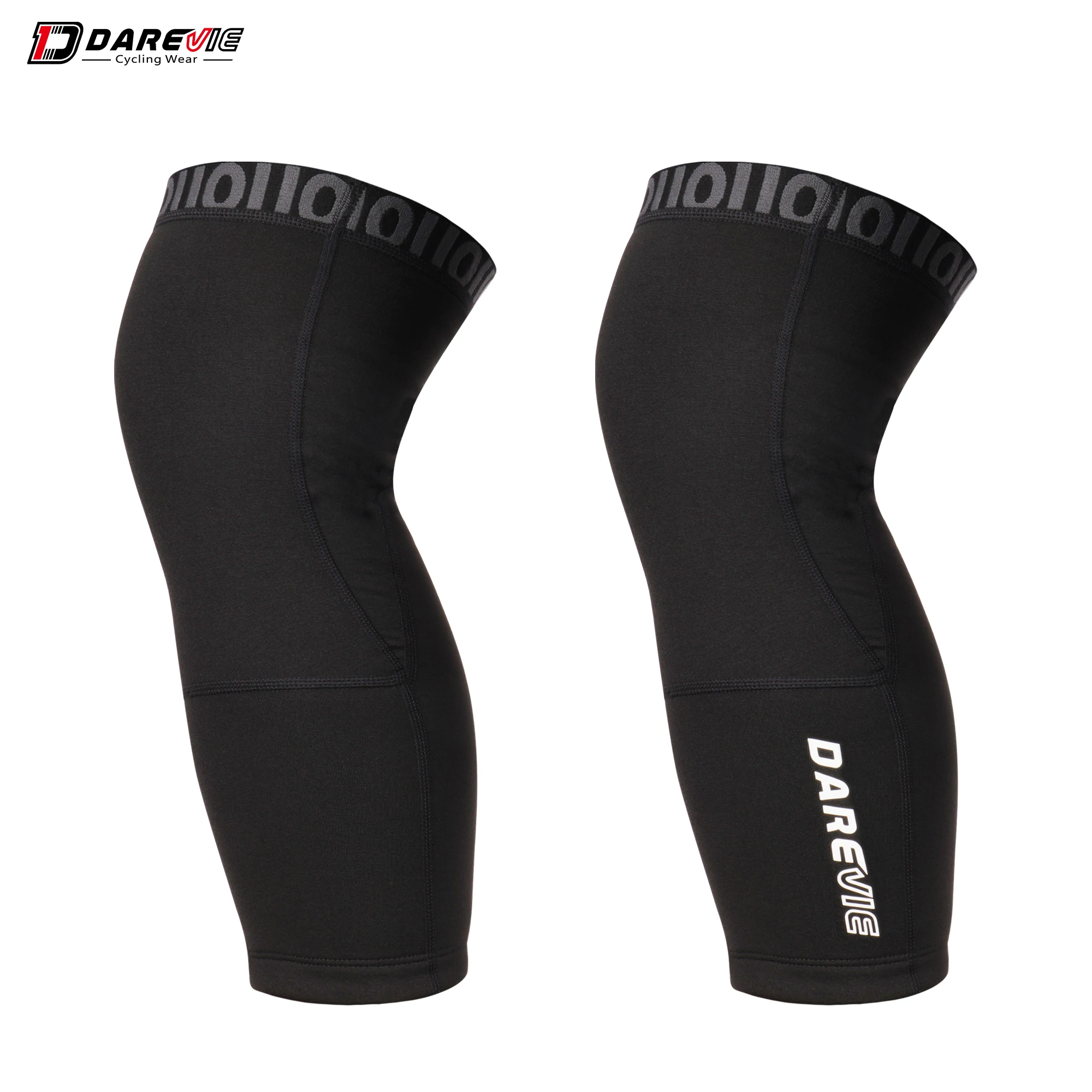 Darevie Cycling Leg Warmer Thermal Fleece Winter Cycling Knee Warmer