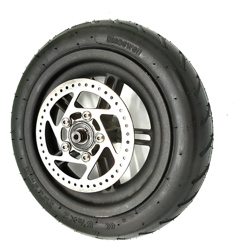 Vacuum Tire Electric Scooter Rear Tire with Wheel Hub Disc Brake Set Scooter Back Tyre Wheel For Xiaomi Mijia M365 Electric Parts