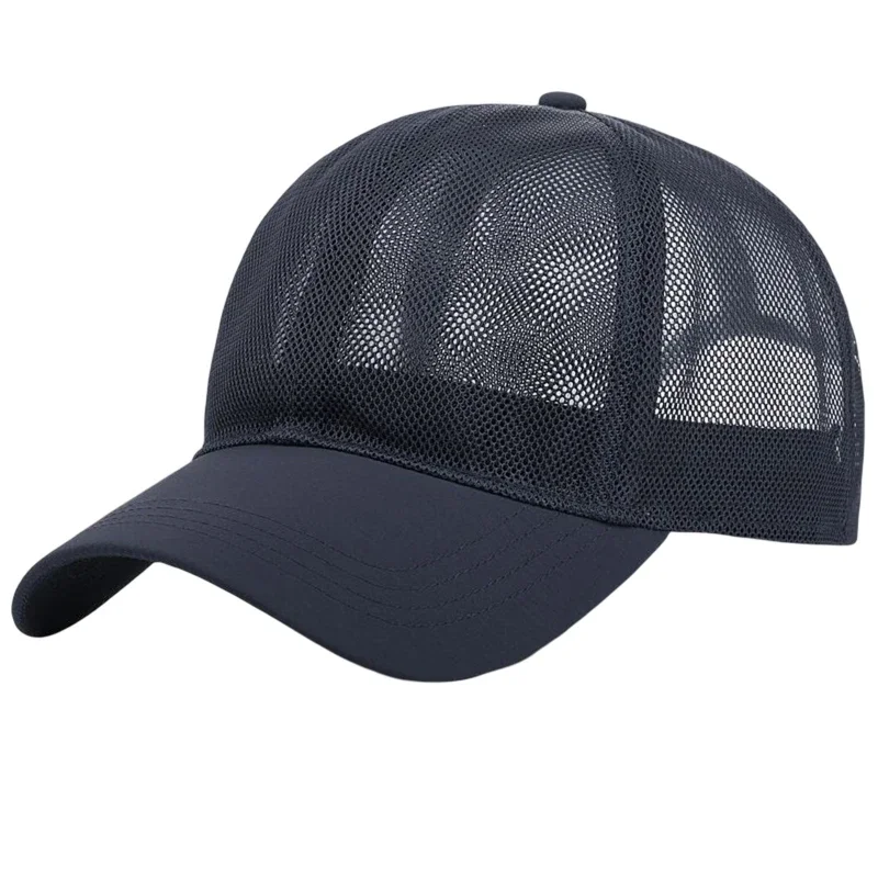 Summer Quick Dry Full Mesh Cap Rigorous Sturdy Brim Convenient Comfortable Adjustable