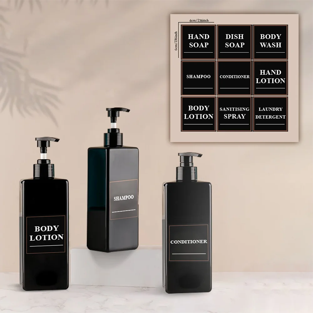 Soap Bottle Liquid Soap Dispenser 17.6 UK FL OZ Refillable Empty Shampoo Conditioner Container for Bathroom Supplies