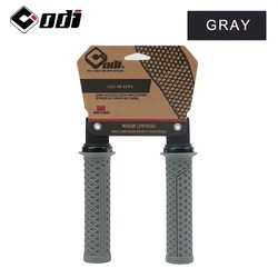 Enhanced Silicone Lock-On Anti-Slip Bicycle Handlebar Grips with Shock Absorption and Updated Waffle Pattern Design (VS-21 Gray)