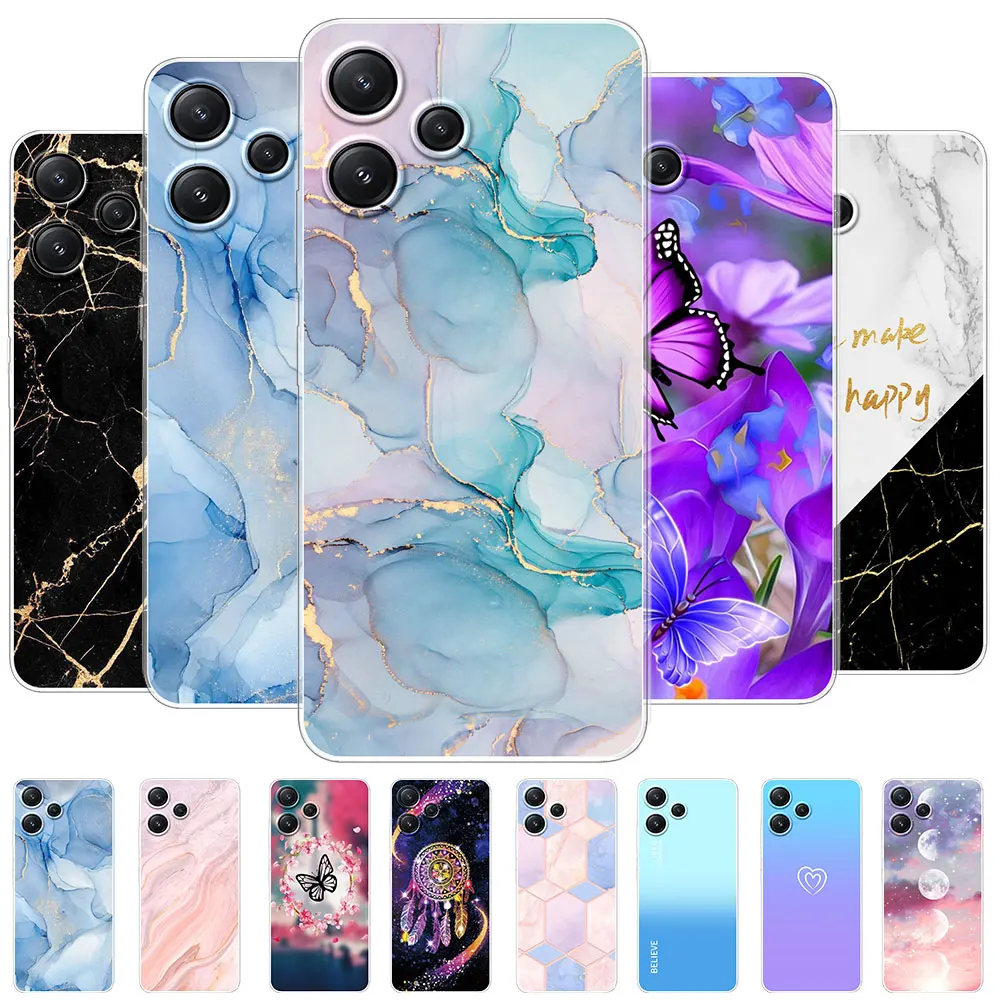 Per Redmi Note 12R /12S Custodia Trasparente Morbida In Silicone Tpu Custodia Per Telefono Per Redmi Note 12 Pro + Plus O Redmi Note 12 T Pro /12 Turb
