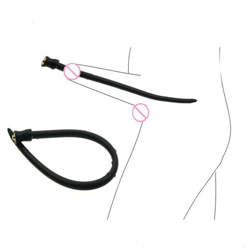 Silicone Electro Shock Vibrator Horse Eye Stick Penis Sex Toys for Men Penis Insertion Urethra Sound Dilator Medical Male Masturbation