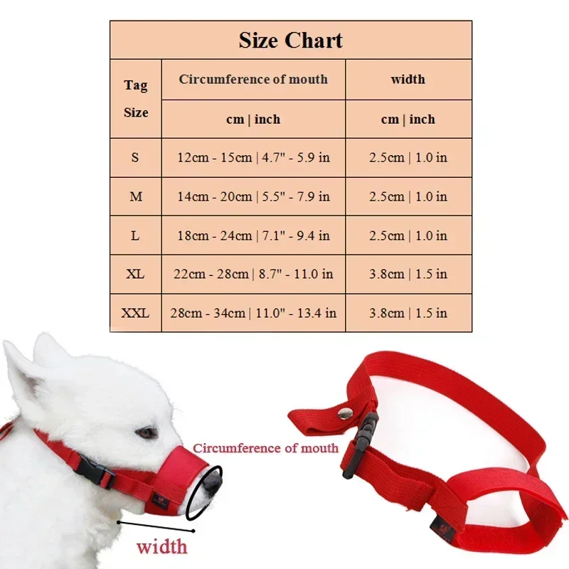 Dog Muzzle Anti-bite Stop Barking Adjusting Straps Mask for Small Dogs Soft Nylon Breathable Stop Barking Mouth Cover