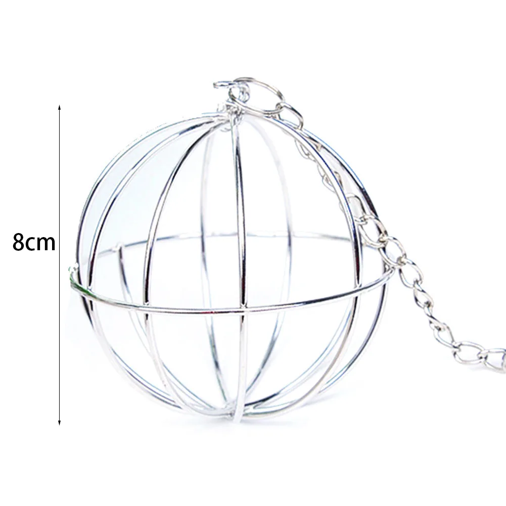 Pet Toys Stainless Steel Feed Dispenser for Hamsters Chinchillas Guinea Pigs Rabbits