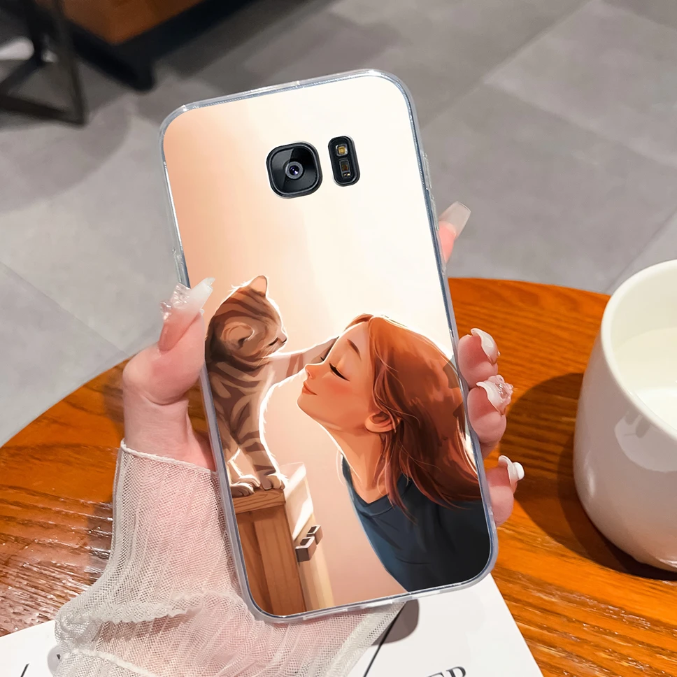 Transparent Floral Silicone Phone Case - Elegant & Protective Back Cover