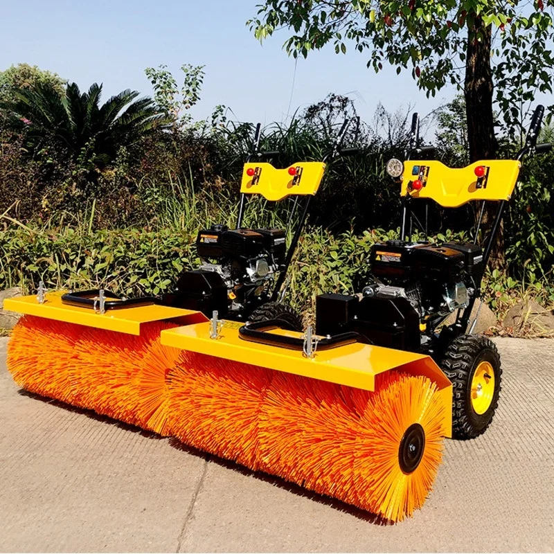 Direct Operated School Small Three In One Full Gear Sweeper Multifunctional Road Snow Thrower