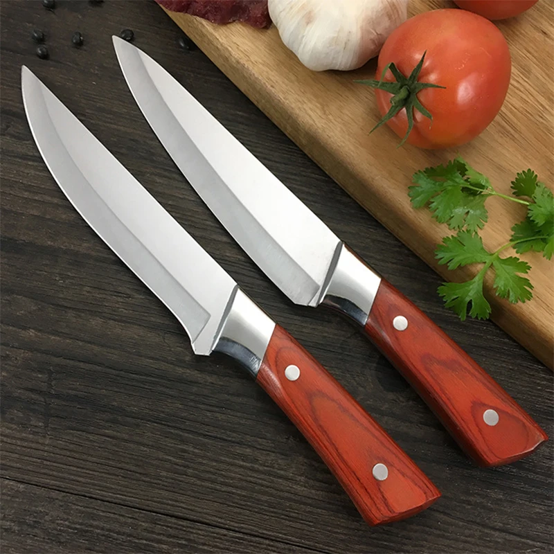 Chef Knife Slaughter Special Boning Knife Peeling Cutting Cleaver Meat Splitting Knife Fixed Blade Multipurpose Butcher Knife 