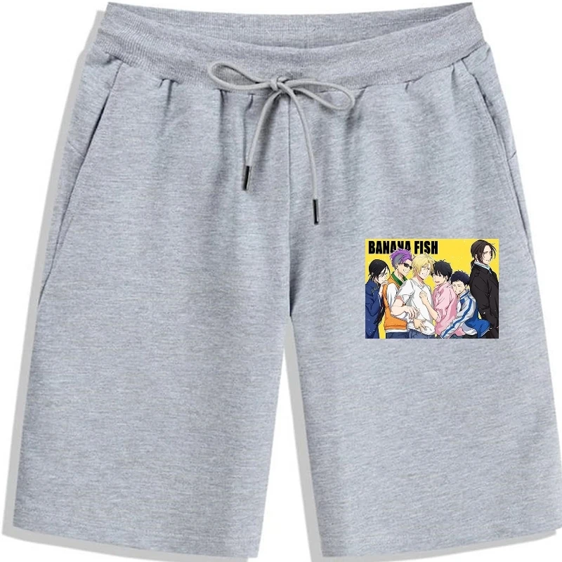 Anime Banana Fish Maniche Corte Pantaloncini Grafici Casual Uomo Donna Pantaloncini Corti Harajuku