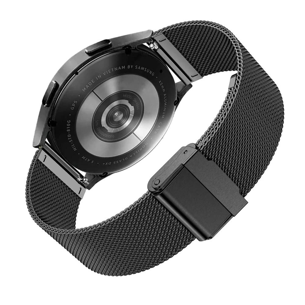 Elegant Milanese Mesh Stainless Steel Watchband – Premium Metal Bracelet Strap, 20mm/22mm