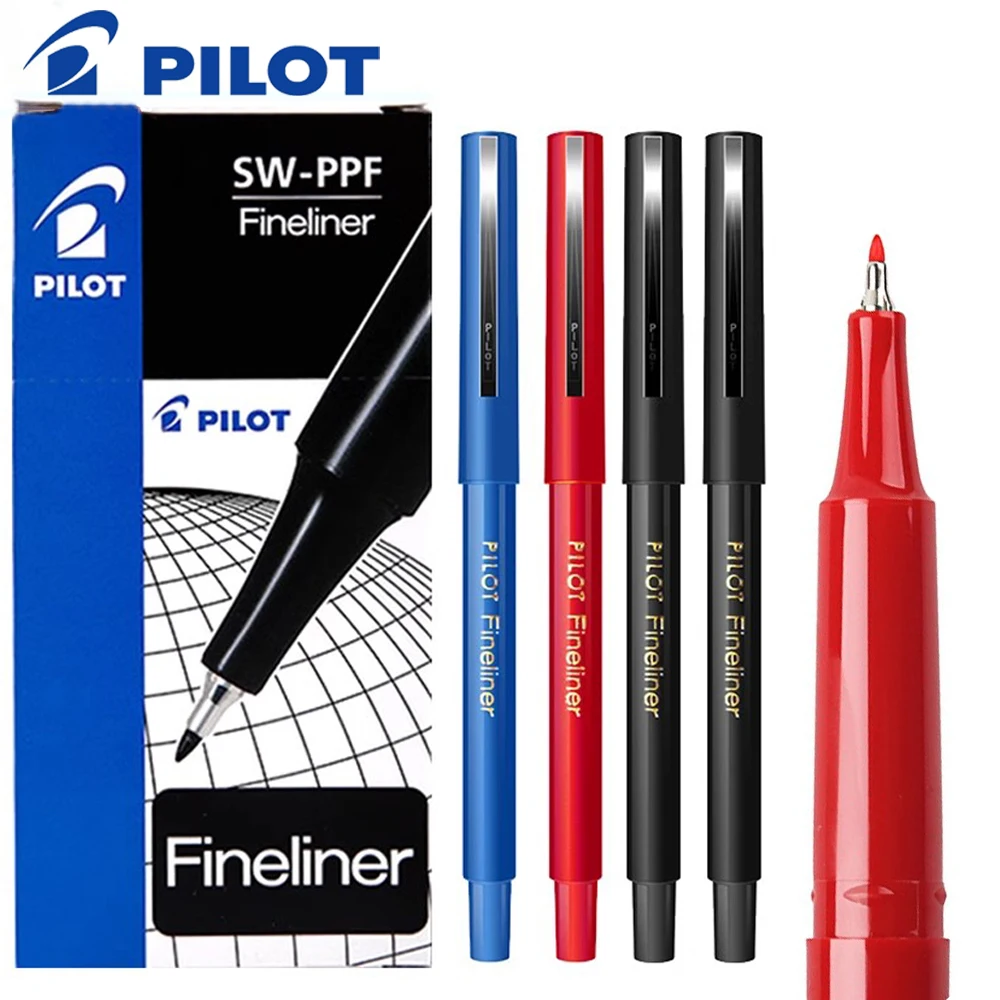 

Japan PILOT SW-PPF Hook Line Gel Pen Art Drawing Design Sketch 0.4mm FINELINER Thin Tip Clip Simple Fashion Sharp Waterproof Pen