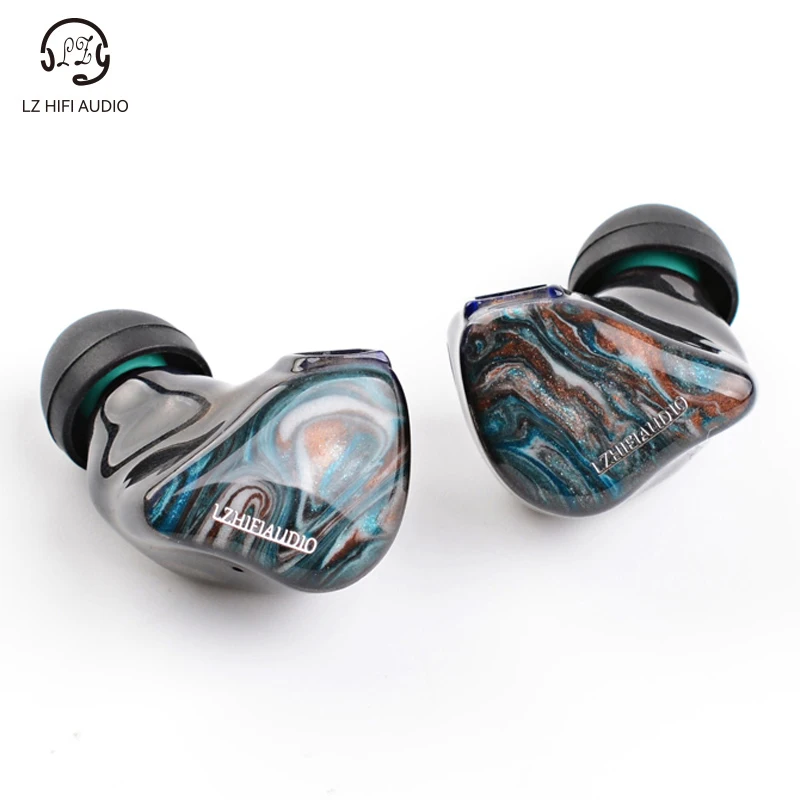 LZ A4 PRO HIFI In-Ear Earphone 1 CNT Diaphragm DD + 3 Knowles BA Resin Headset Replaceable Filter and Cavity Tuning Hole IEM A7 |