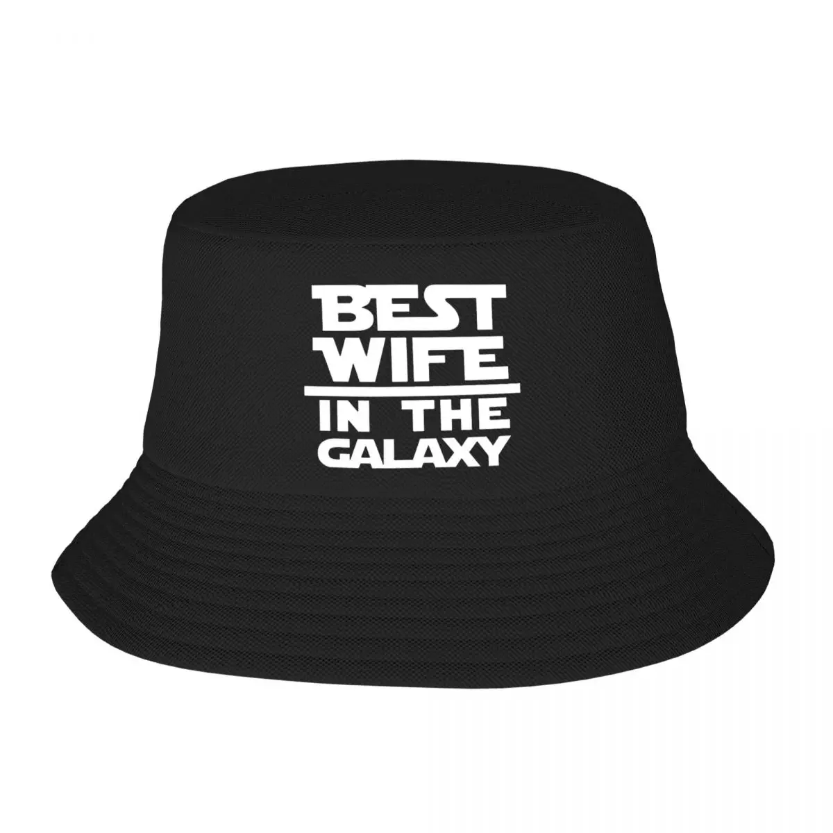 

Best Wife In The Galaxy Mothers Day Print Bucket Hat Double Side Reversible Bob Hats Cotton Foldable Unisex Fisherman Cap