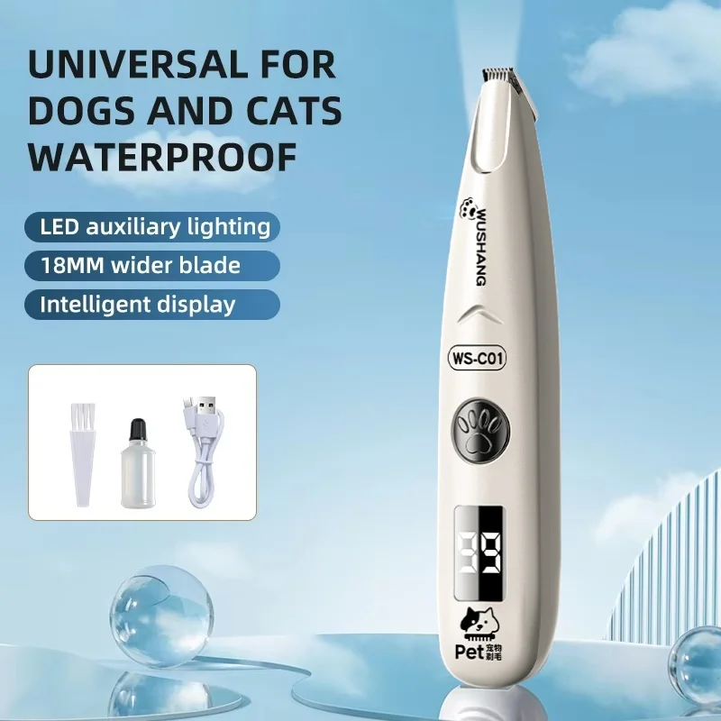 12723-9b8190.jpg Electric Pet Trimmer with LED Light for Grooming