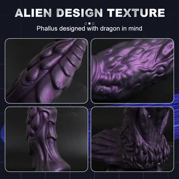 Realistic Silicone Animal Dildo With Suction Cup Huge Butt Anal Plug For Women Sexy Monster Female Dildos Masturbators Sex Toys 3