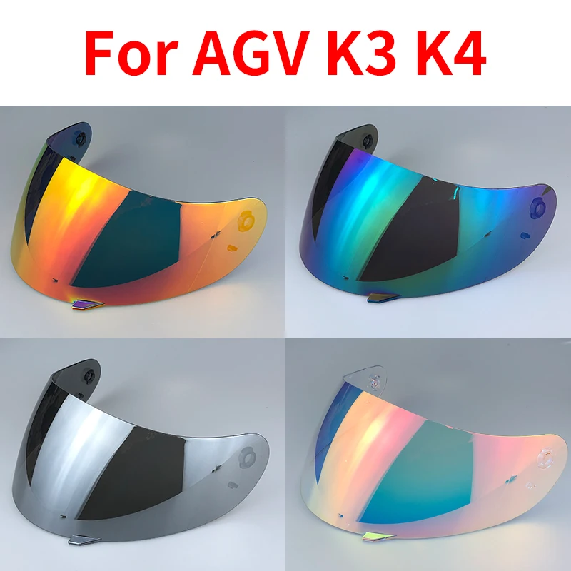 

Helmet Visor For AGV K3 K4 Casco Moto Accessories K3 Shield UV Protection K4 Full Face Helmet Lens Windproof Lens Accessories