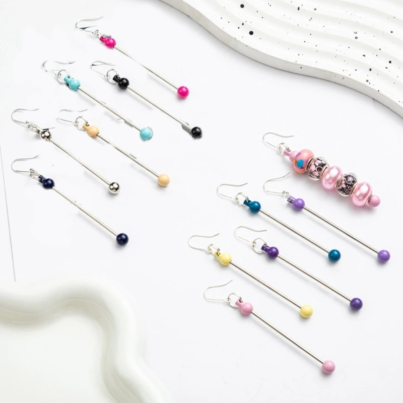

Handmade Beadable Dangle Earrings Bars Crafting Blanks Pendant Charm Jewelry