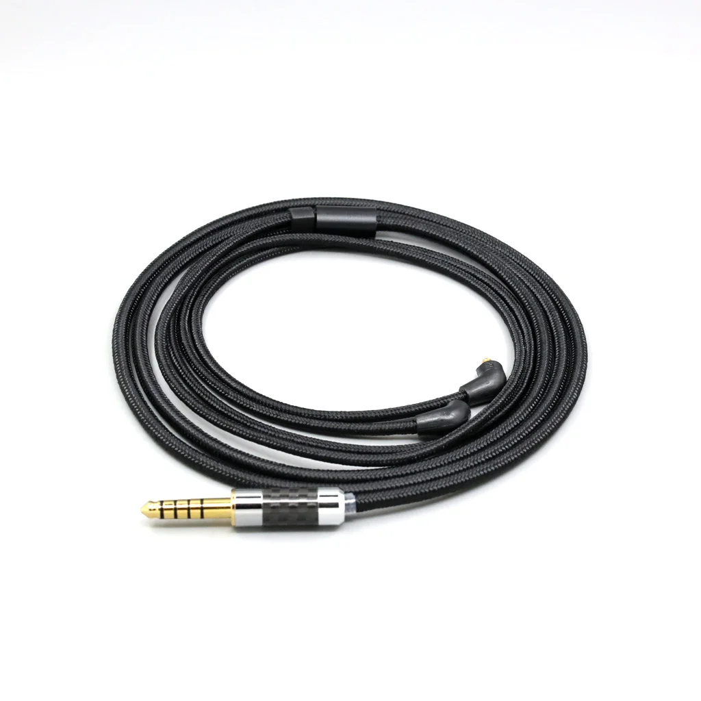 2.5mm 4.4mm Super Soft Headphone Nylon OFC Cable For Etymotic