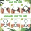 Plant Clips for Climbing Plants,Tomato Trellis Garden Vine Strapping Bundled Buckle Clips,Plastic Trellis Plant Support Clips 2