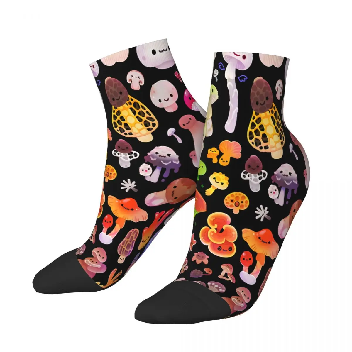 

Mushroom Ankle Socks Male Mens Women Spring Stockings Harajuku