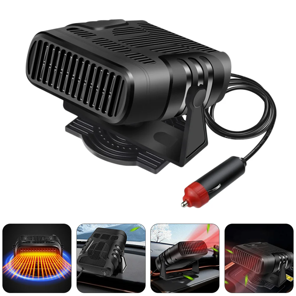 Portable Car Defroster Heater Plugs Into Cigarette Lighter