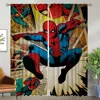 Tulle for Bedroom S-Spider-Mans Blackout Curtains for Camera Halloween Decoration Modern Living Room Curtains 2 Pieces Partition 1