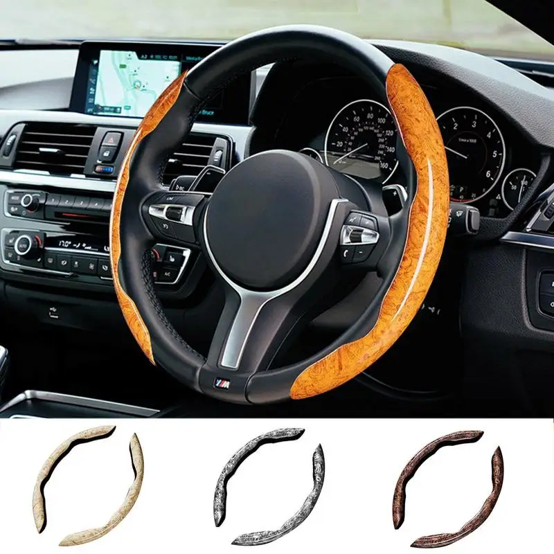 

Steering Wheel Cover Anti Slip Multiple Color Cover Four Seasons Protective Leather Cover Automobile Interior Accessories