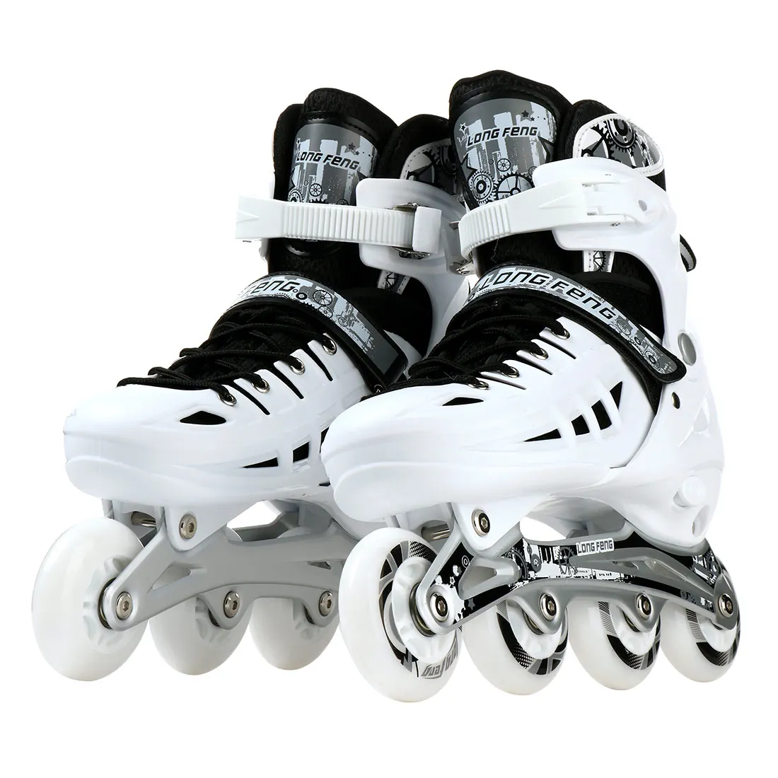 Adjustable Roller Skates Shoes 4-Wheel Flashing Wheels Professional Inline Skate Shoes For Adult Men Wonmen Racing Speed Skating adult roller skates